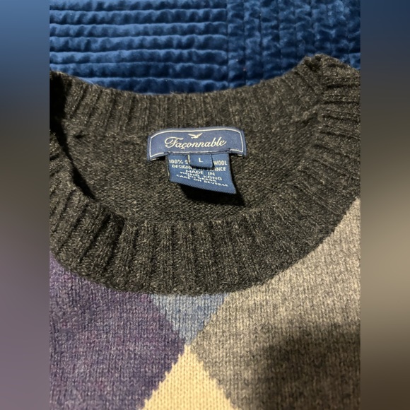 Faconnable wool crewneck sweater - Picture 4 of 4